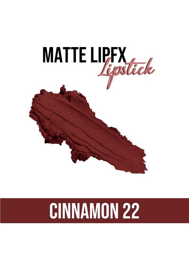 C2P PROFESSIONAL MAKEUP C2P Pro Lip Fx Matte Lipstick Long Lasting Pigmented Silky Smooth Creamy Matte Finish With Vitamin E Shea Butter For Hydration And Moisturization (3.5 Gm Cinnamon 22)  - Image 3