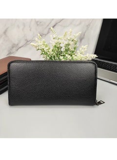 Generic Women's Coin Wallet Long Men's and Women's ID Function Wallet Zipper Mobile Phone Bag Card Bag  - Image 3