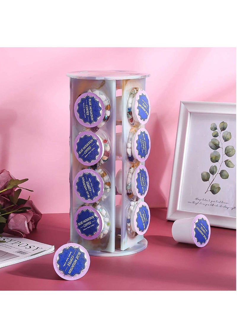 SYOSI Coffee Pod Holder Resin Mould Silicone Moulds 4 Sides Holders Diy Crystal Rotary Storage Rack Display - Image 4