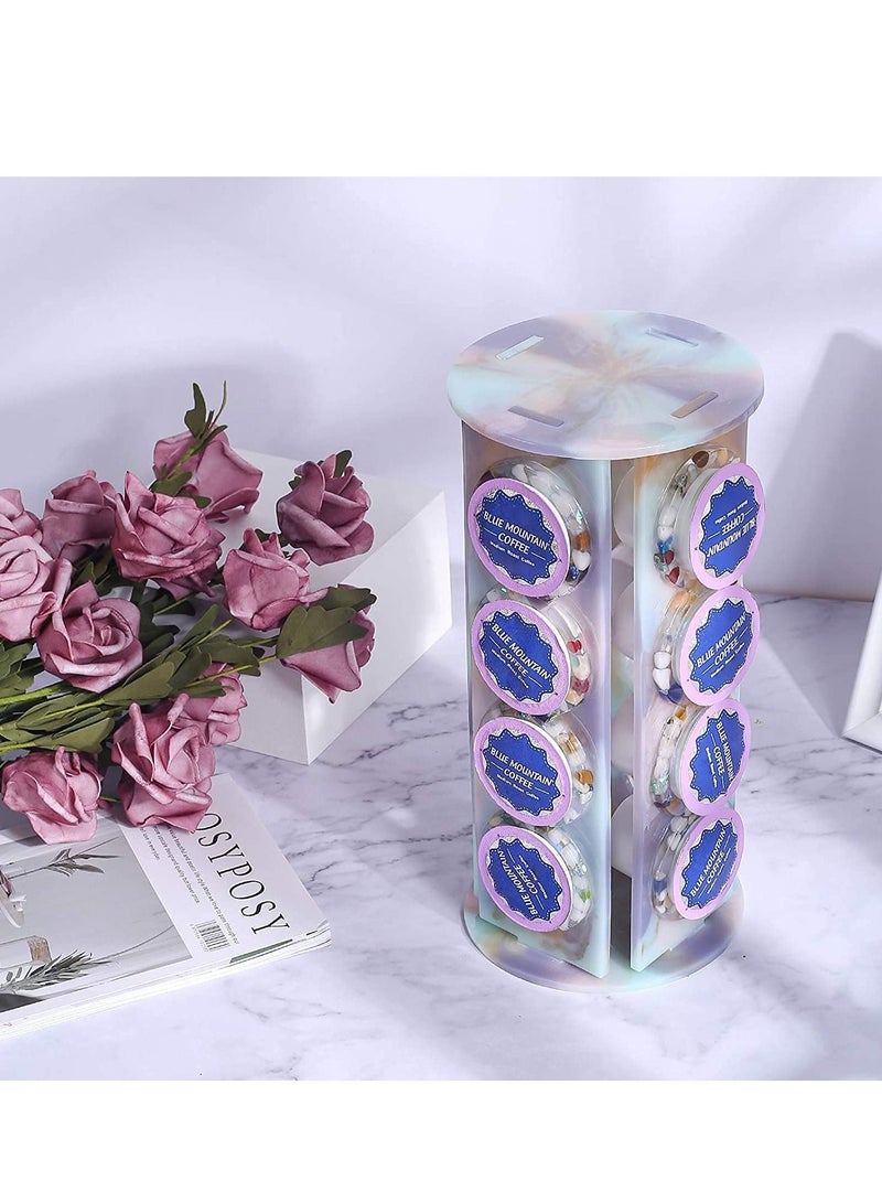SYOSI Coffee Pod Holder Resin Mould Silicone Moulds 4 Sides Holders Diy Crystal Rotary Storage Rack Display - Image 3
