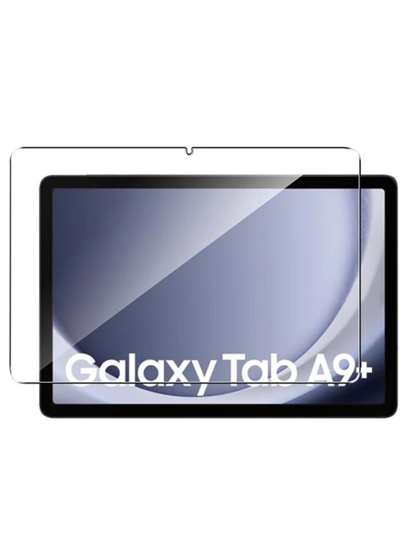 m Scratch Resistanسامسونج جالكسي تاب A9 بلس واقي شاشة، واقي شاشة من الزجاج المقوى عالي الوضوح، مقاوم للخدش، خالٍ من الفقاعات، شفافية عالية، واقي شاشة يعمل باللمس رقيق سامسونج جالكسي تاب A9 بلسDelicate Touch Screen Protector For Samsung Galaxy Tab A9 Plus