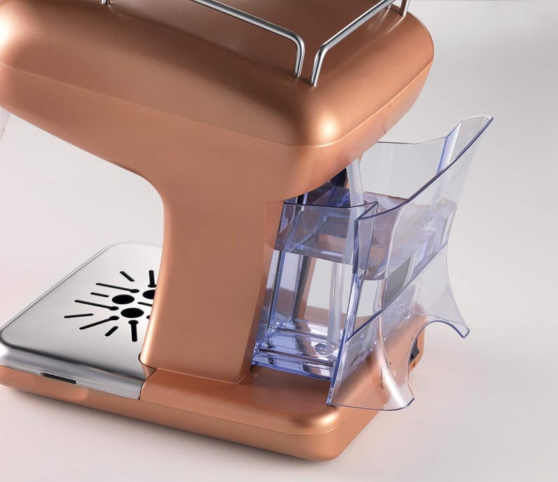 Ariete Classica Espresso Coffee Machine with Manometer and Milk Frother, Auto Shut-off, Cappuccino Maker, Ground Coffee and ESE Pod Compatible, 850W, 15 Bar, for Home and Office - Copper ART1389KU - Image 4