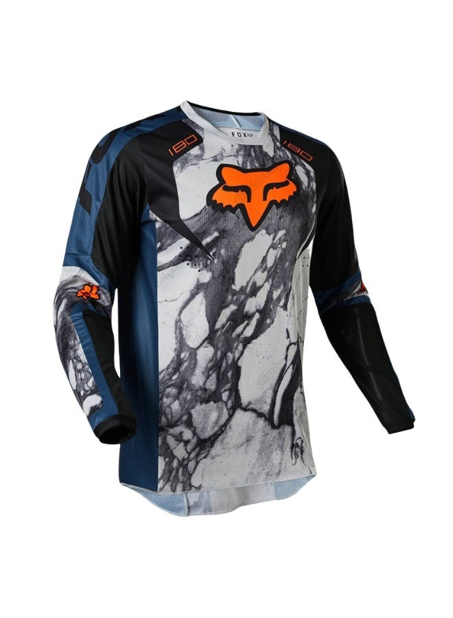 Fox Men's Outdoor Cycling Suit Off-road Road Mountain Bike Cycling Tops - Image 1