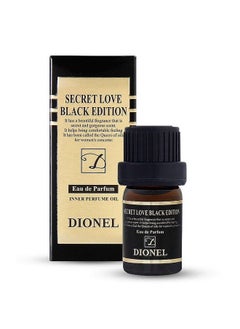 D DIONEL ديونيل سيكريت لوف بلاك إديشن، عطور للنساء، زيت عطري داخلي، رائحة زهرية منتشرة بلطف، 5 مل/0.17 أونصة سائلة  - Image 4