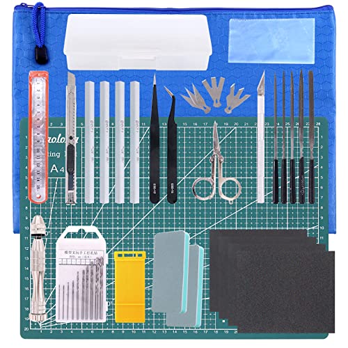 Rustark 27Pcs Modeler Basic Tools Craft Set Hobby Building Tools Kit for Assembling Miniatures Mecha Car Model Building - Image 1
