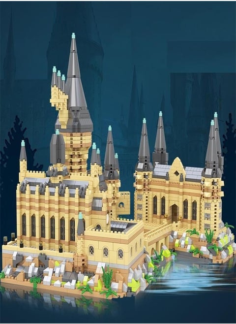 Castle Building Blocks Mini Bricks, 3000+Pcs Street View Bricks Model,Collectible Display Model Building Set