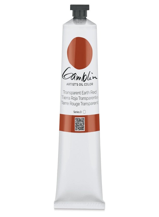 Gamblin Artist Oil Color - Transparent Earth Red - 150 ml Tube