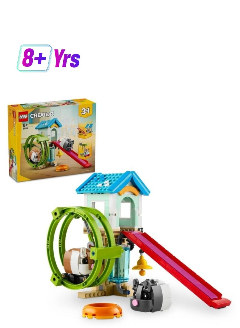 LEGO Creator Hamster Wheel 3-In-1 Animal 31155 Building Set (416 Pieces)  - Image 1