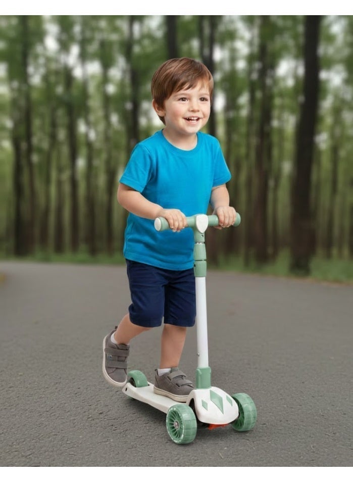 Kids Scooter Unique Design with Multiple Heights, Flashing Lights, And Music. Provides a Fun and Safe Experience for Fun - Image 2