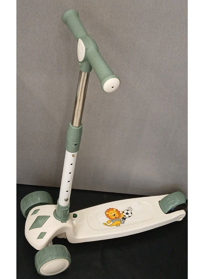 Kids Scooter Unique Design with Multiple Heights, Flashing Lights, And Music. Provides a Fun and Safe Experience for Fun - Image 4