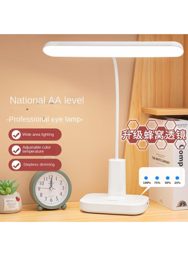 Bluejw Creative LED Desk Lamp Children's Eye Protection Students Learning Plug-in Charging Dual-purpose Dormitory Desk Bedroom Reading Lamp - Image 2
