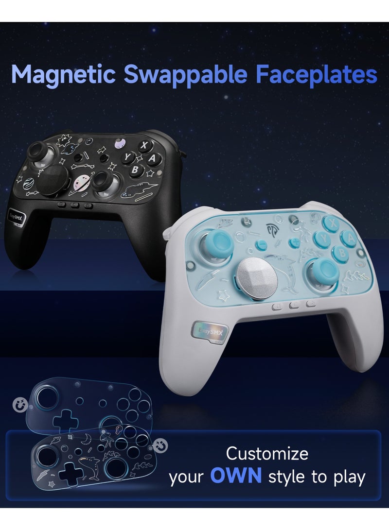 إيزي إس إم إكس وحدة تحكم S10 Bluetooth السلكية TMR Joystick RGB متوافقة مع Switch 2/الكمبيوتر الشخصي/الهاتف/التلفزيون/Steam وNFC وGyro وHD Rumble - Image 5