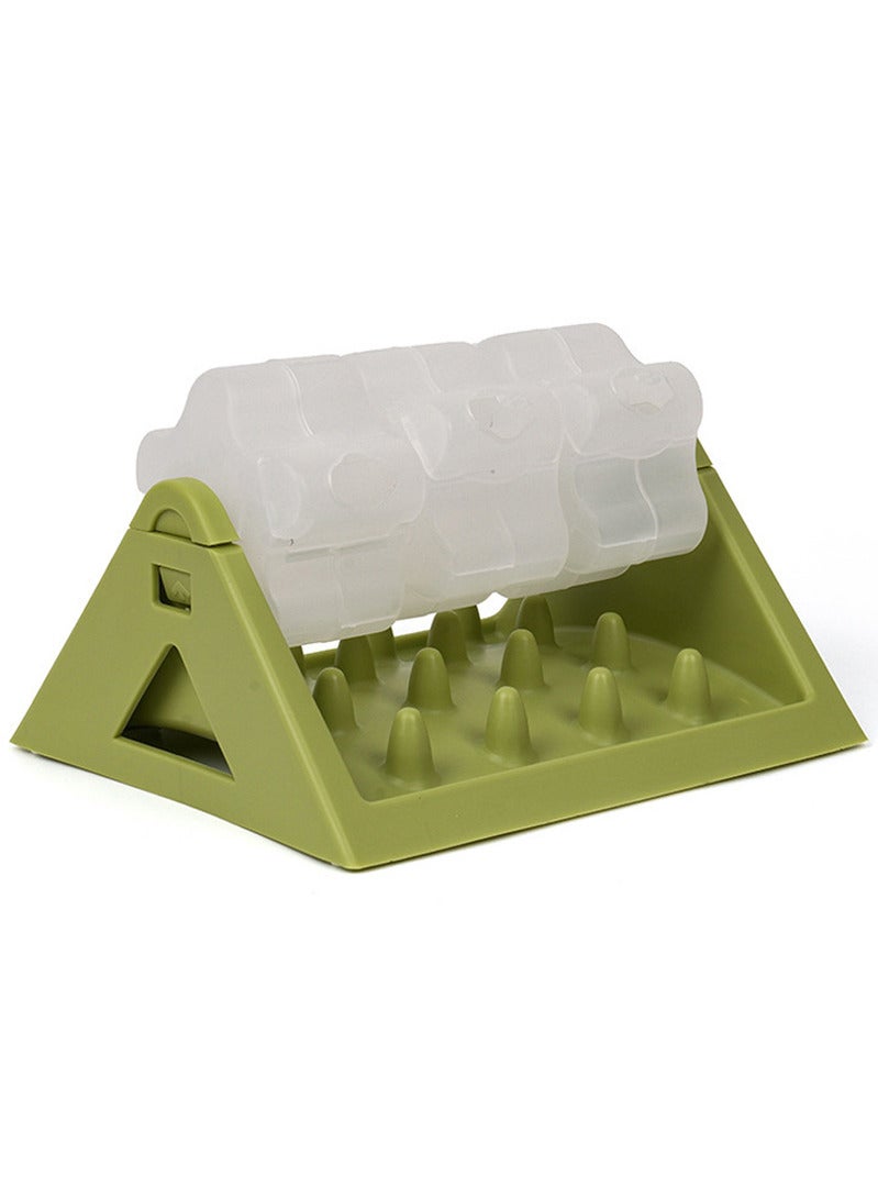 Generic Three Rollers Rotating Leaking Food Toy for  Cats and Dogs Slow Feeding Training and Puzzle Training  - Image 1