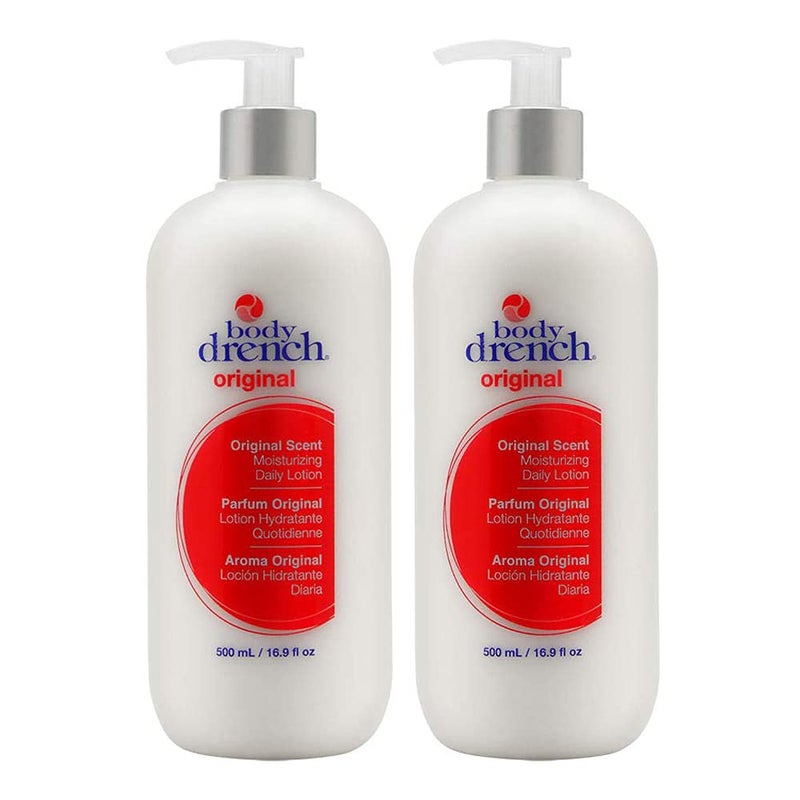 Body Drench Original Moisturizing Lotion, 16.9 Fl oz (Pack of 2)