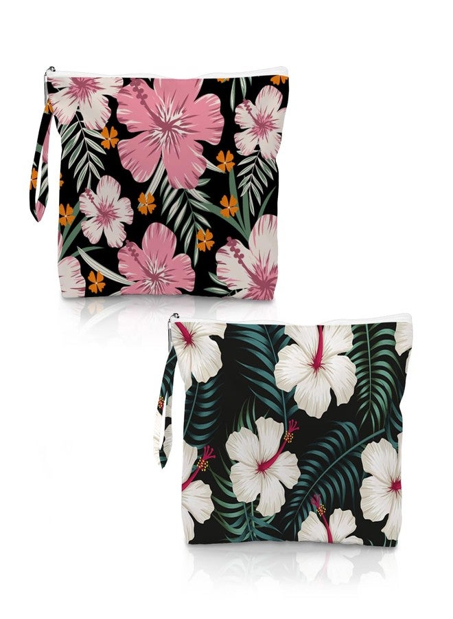 Fokongna Wet Bag, 2 Pack Yoga Pilates Stretch Resistant Reusable Waterproof Dry Pouch for Yoga Mats Edge Towels Workout Shower Toiletries Storage - Image 1