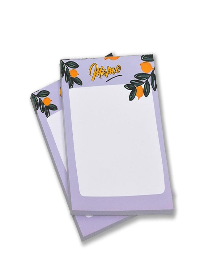 COI Notepads for Writing Notes, Office Stationery Items Undated To Do List Planner Set of 4 - Image 3