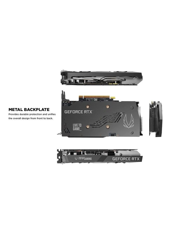 زوتاك بطاقة رسومات للالعاب جيفورس RTX 3050 توين ايدج 8GB GDDR6 128-bit 14Gbps PCIE 4.0 تبريد متطور ايس ستورم 2.0 وايقاف مروحة التجميد والتحكم النشط في المروحة ZT-A30500E-10M أبيض - Image 5