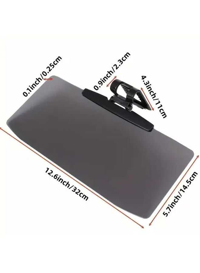Hotu Anti Glare Polarized Car Sun Visor Extender Snap On Installation Fits All Vehicles Durable Acrylic 1pc - Image 3