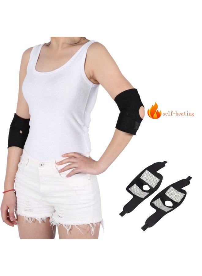 klarako Elbow Support Brace Sleeve Pads Self-heating Belt Elbow Brace Health Care Arthritis Protector for Men and Women - Image 2