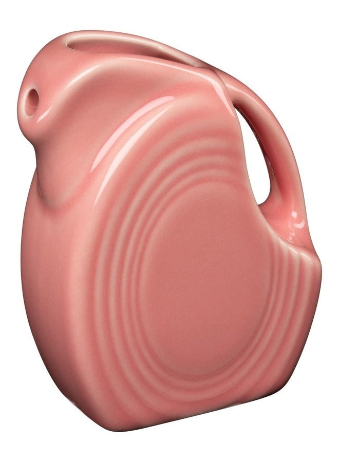 Fiesta® 5oz Mini Disk Pitcher – Durable Ceramic, Lead-Free, Dishwasher/Microwave/Oven Safe – Made in USA - Peony - Image 1