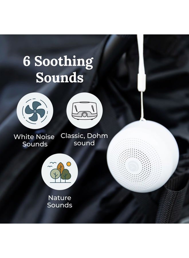 Yogasleep Marpac Yogasleep Travel Mini Portable White Noise Sound Machine, 6 Soothing Sounds, Soft Dimmable Night Light, Compact Sleep Therapy for Adults & Baby, USB Rechargeable - Image 3