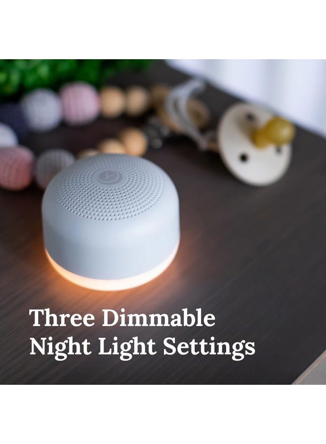 Yogasleep Marpac Yogasleep Travel Mini Portable White Noise Sound Machine, 6 Soothing Sounds, Soft Dimmable Night Light, Compact Sleep Therapy for Adults & Baby, USB Rechargeable - Image 4