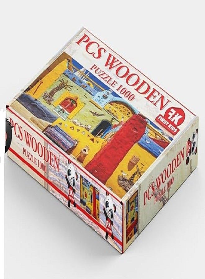 Life In Nubia -  Wooden Puzzle (1000 Pieces) - Image 2