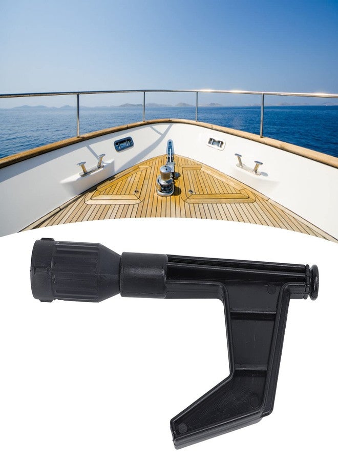 OUKENS Boat Hook, Nylon Screw-On Marine Boat Hook Replacement Head Attachment for Extension Pole, for Docking, Mooring, Sailing & Boating Accessories, Black Telescoping Pole Hook - Image 3