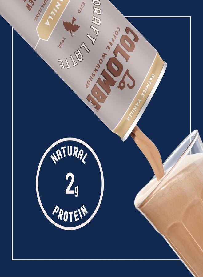 La Colombe قهوة لا كولومب، لاتيه فانيليا بحليب الشوفان، علب سعة 11 أونصة سائلة (عبوة من 12 علبة)، قهوة باردة عالية الجودة، حبوب قهوة ممتازة، جاهزة للشرب أثناء التنقل - Image 2