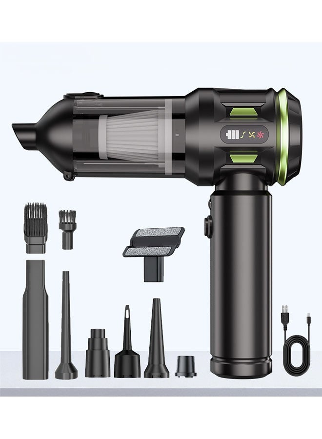 Bukela 2-in-1 Handheld Vacuum Cleaner & Compressed Air Duster, Car Vacuum Cleaner Strong, 3-Speed 16,000PA & Electric Dust Blower for Electronics, Car, Kichen, PC - Image 1