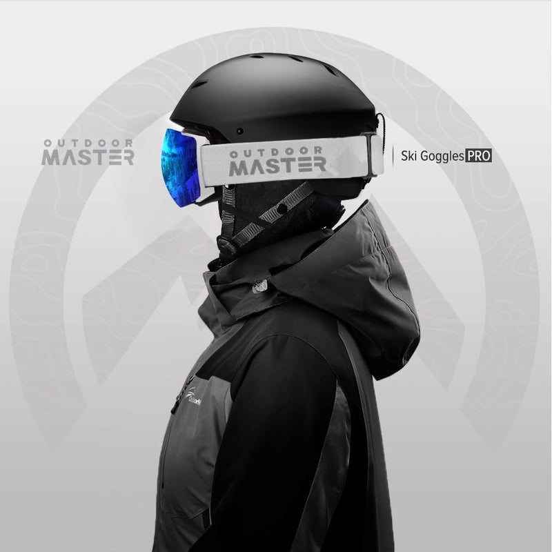 OutdoorMaster Ski Goggles PRO - Frameless, Interchangeable Lens 100% UV400 Protection Snow Goggles for Men & Women - Image 3