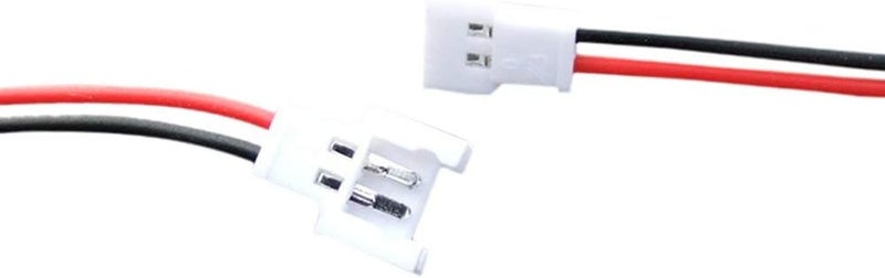 FLY RC 10 Pairs 2.0mm Spade 2P Cable Lead Plug Connector Male and Female for 1S Lipo Battery Charging Drone Syma X5C X5SW SNAPTAIN S5C - Image 1