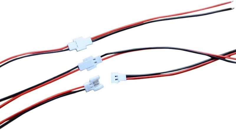 FLY RC 10 Pairs 2.0mm Spade 2P Cable Lead Plug Connector Male and Female for 1S Lipo Battery Charging Drone Syma X5C X5SW SNAPTAIN S5C - Image 2