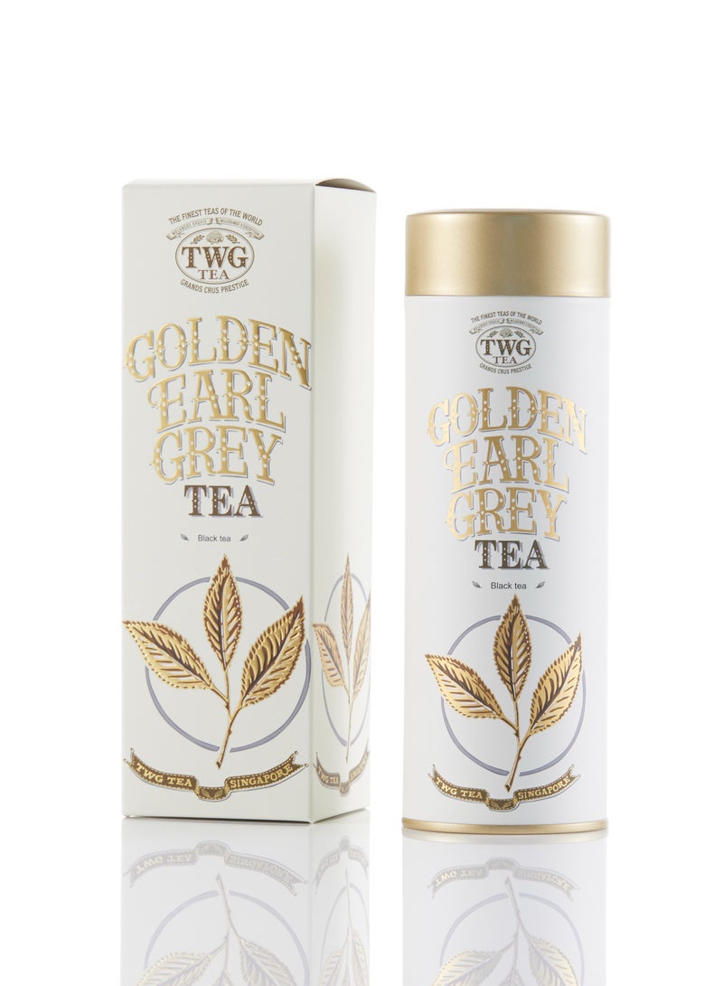 TWG Tea Golden Earl Grey Tea | Loose Leaf Black Tea Blend in Haute Couture Tea Tin Gift, 100g - Image 1