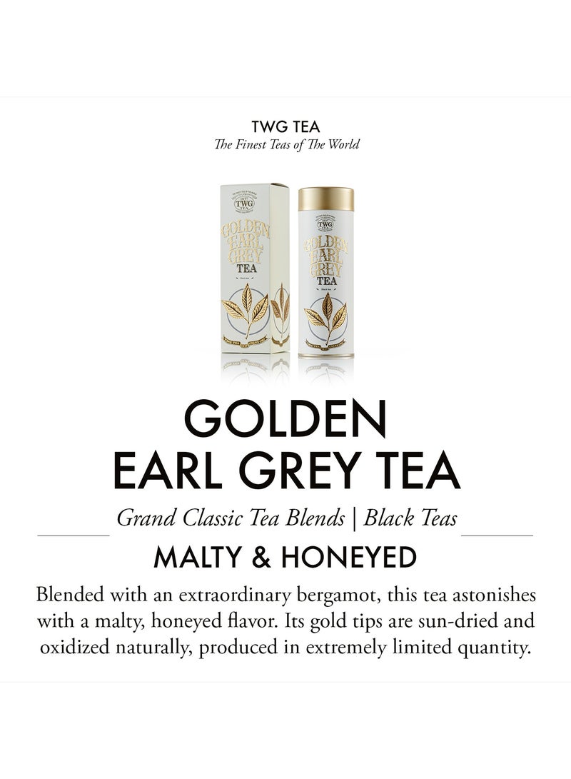 TWG Tea Golden Earl Grey Tea | Loose Leaf Black Tea Blend in Haute Couture Tea Tin Gift, 100g - Image 3