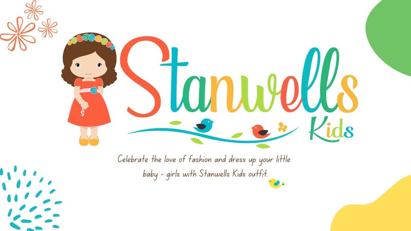 Stanwells Kids Gold & Peach Banarasi Silk Saree Frock for Baby Girls – Ethnic Wear for Festivals, Weddings & Birthday Parties(5-6 Years) - Image 4
