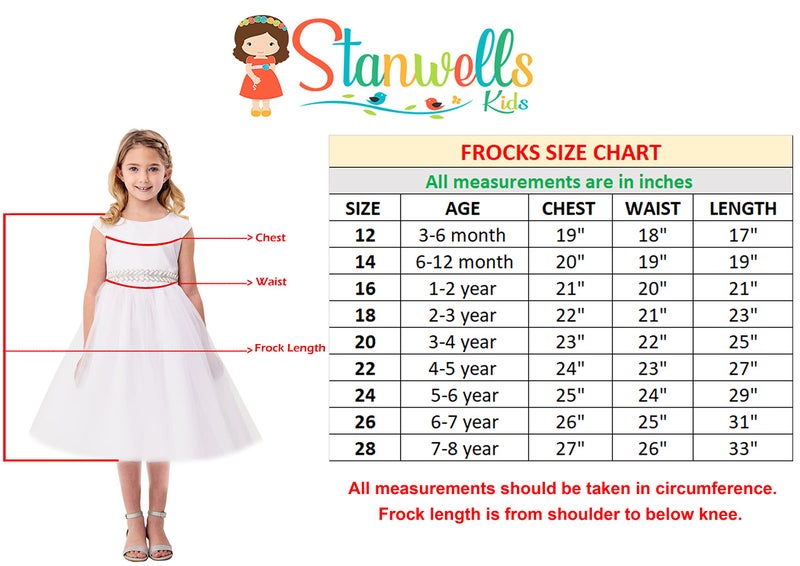 Stanwells Kids Gold & Peach Banarasi Silk Saree Frock for Baby Girls – Ethnic Wear for Festivals, Weddings & Birthday Parties(5-6 Years) - Image 3