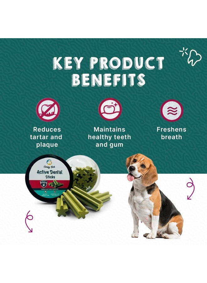 Active Dental Sticks 220G, Dog Treats Vegetarian, Dental Sticks For Dogs, Chew Sticks For Dogs, Dog Treats For Adult Dog And Puppies, Dog Chew Stick (Seaweed, Pack Of 1) - pzsku/ZF464B9B1EA4ECA7C5C7FZ/45/_/1728311657/11db7b8c-2d70-442b-9d09-4742fe454da6