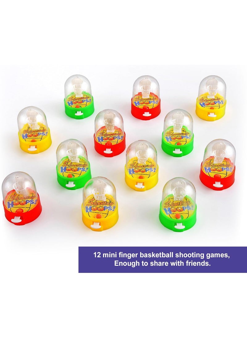 PowerTRC PowerTRC 24 Pcs Mini Basketball Shooting Games Toys Finger Handheld Basketball Desktop Fidget Game Bag Fillers Bulk Toys Party Favors Decorations Birthday Carnival Prizes for Kids Adults  - Image 3