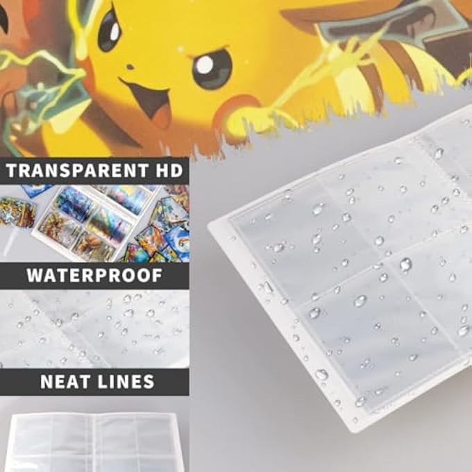 POKEMON TRADING CARD ALBUM 4 POCKETS 30 PAGES 240 CARDS CAPACITY - Image 3