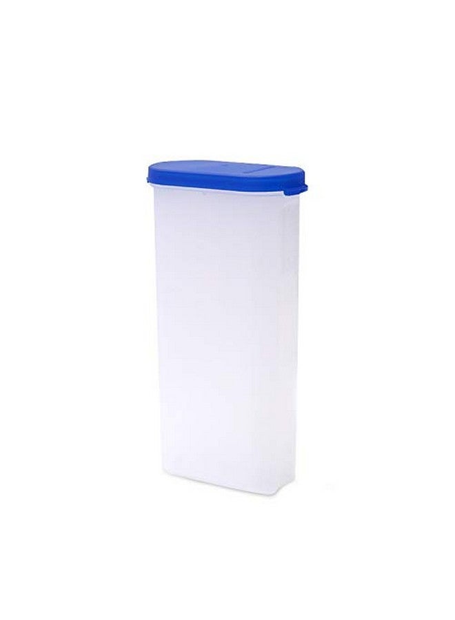 Mahaware Modular Mini Oval Plastic Kitchen Container Set, 425ml, Set of 6, Blue - Image 2