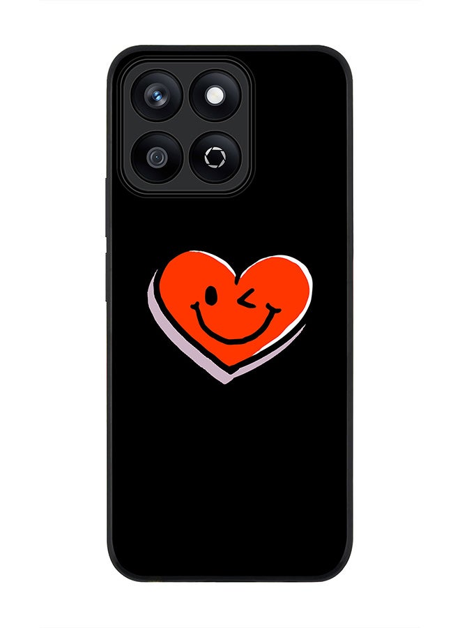Stylizedd For Honor X7c 4G Case,Slim fit Camera Protection, Shockproof Thin Phone cover  - Winking Heart - Image 1