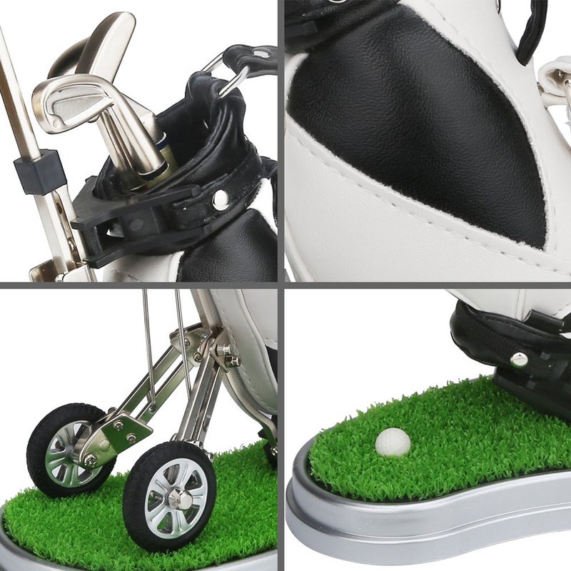 10L0L Golf Pen Holder 3 Club Pens Golf Cart, Mini Office Desk Decor, Funny Gifts for Men, Dad, Boss - Stocking Stuffers for Golfers on Birthday, Christmas, Fathers Day - Image 5