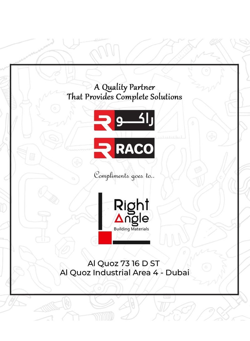 RACO Cement Tile Grout for Filling Tile Joints, 5 kg White - Image 5