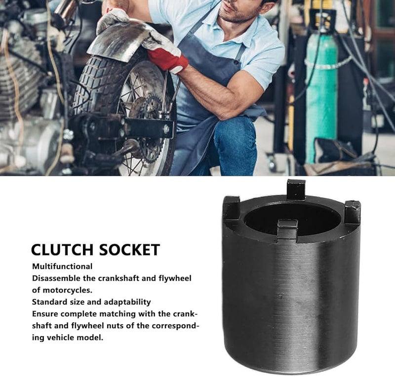 22 ملم مقبض قابض دراجة نارية أداة أحادية الرأس لإصلاح عمود المرفق وعجلة الطيران - Image 4