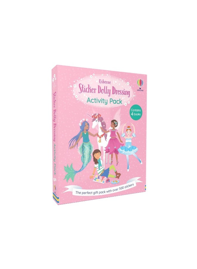 Sticker Dolly Dressing Activity Pack: Ballerinas, Best Friends, Mermaids and Uni  - Image 1