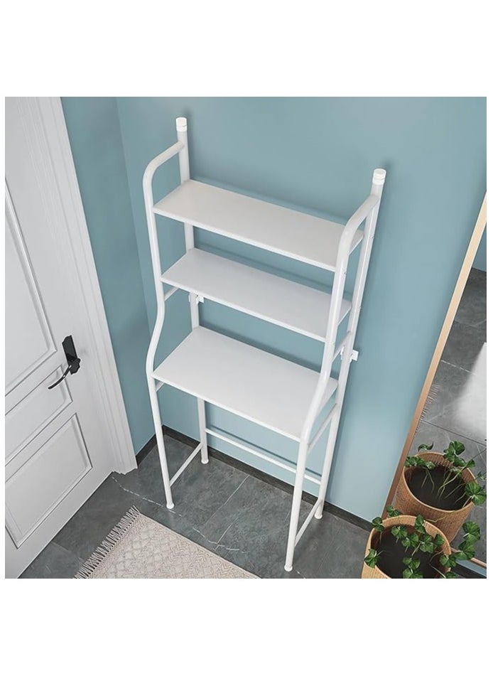 YOMA 3-tier Toilet Storage Rack, Bathroom Storage Shelf, Over The Bathroom Shelf Organizer Stand, High Capacity, Bathroom Space Saving Shelf  - Image 3