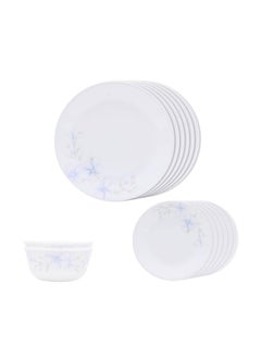 Corelle Corelle Lapinue1-14 Pcs Dinner Set | for Family of 6| Break & Chip Resistant | Lightweight & Durable | Microwave & Dishwasher Safe  - Image 1