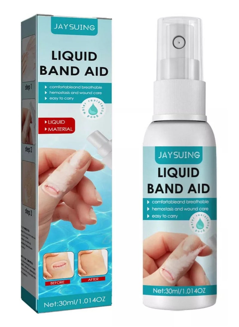 Jaysuing - Liquid Bandage Spray Liquid Skin Bandage Band Liquid Bandage Liquid Bandage For Aid Liquid Skin Bandage For Cuts 30ml - Image 1