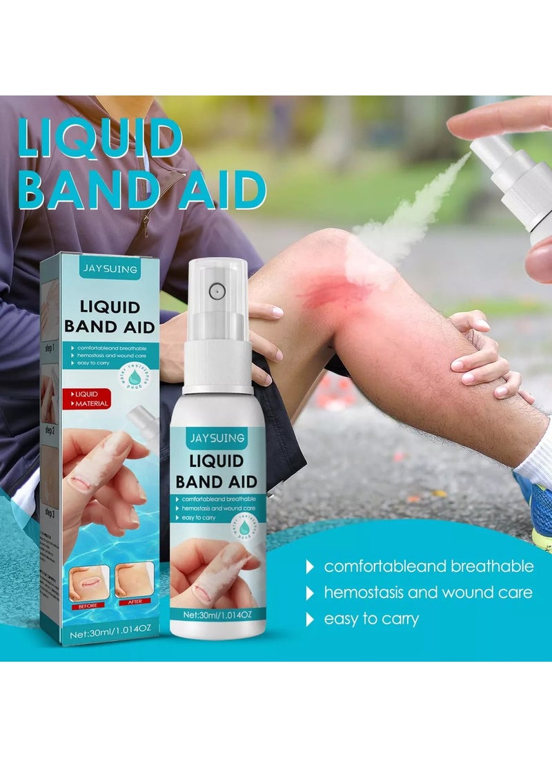 Jaysuing - Liquid Bandage Spray Liquid Skin Bandage Band Liquid Bandage Liquid Bandage For Aid Liquid Skin Bandage For Cuts 30ml - Image 1